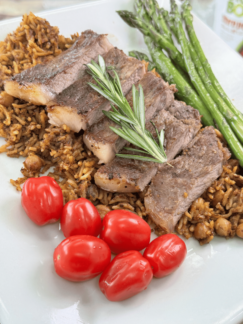 Steak & Spears - Green Bowl Foods Recipes