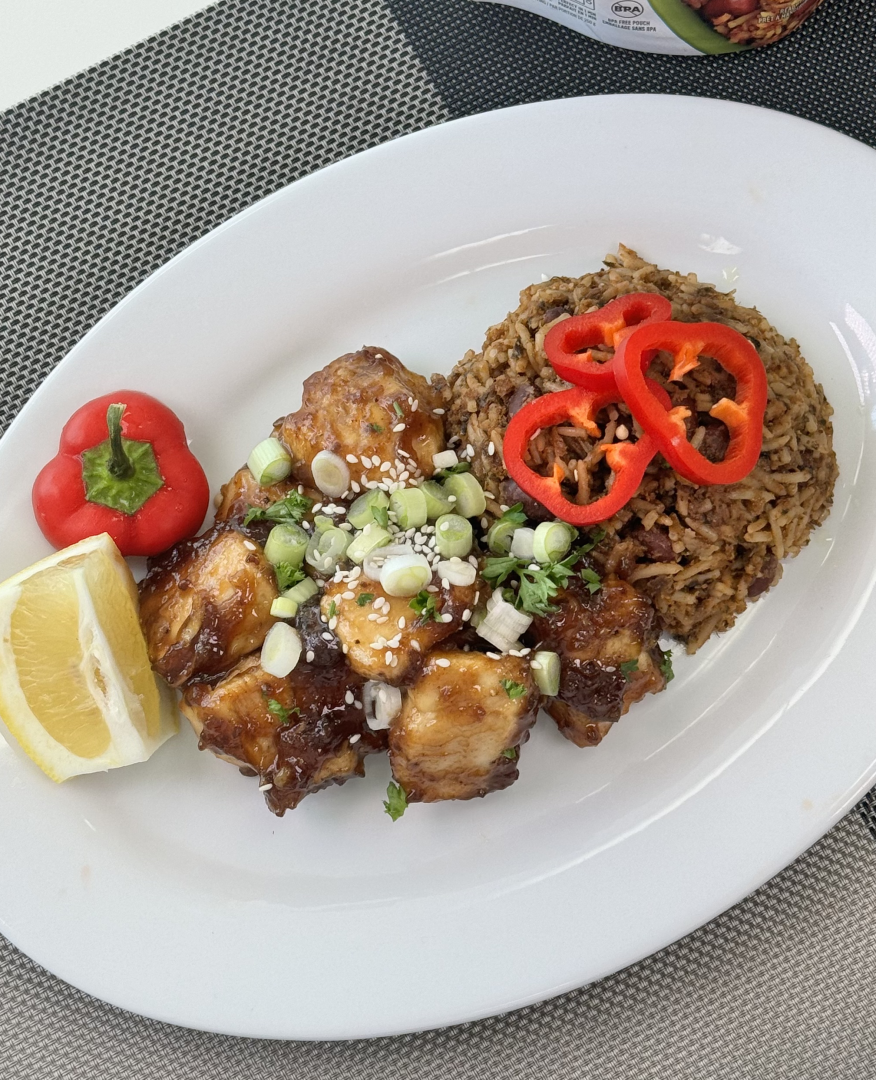 Honey Garlic Glazed Chicken Bites - Green Bowl Foods Recipes
