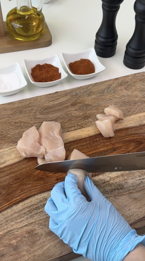 Honey Garlic Glazed Chicken Bites - Step 1