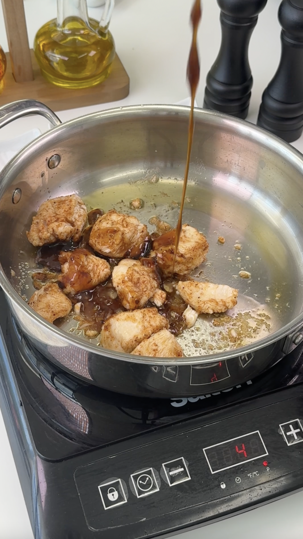 Honey Garlic Glazed Chicken Bites - Step 3