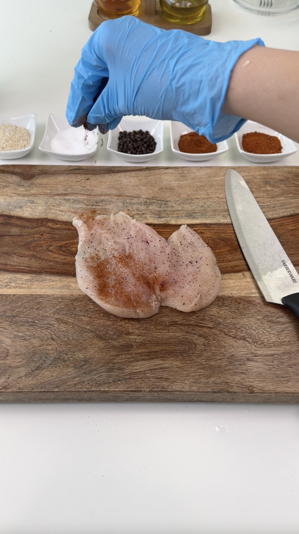 Garlic Garden Chicken Plate - Step 1