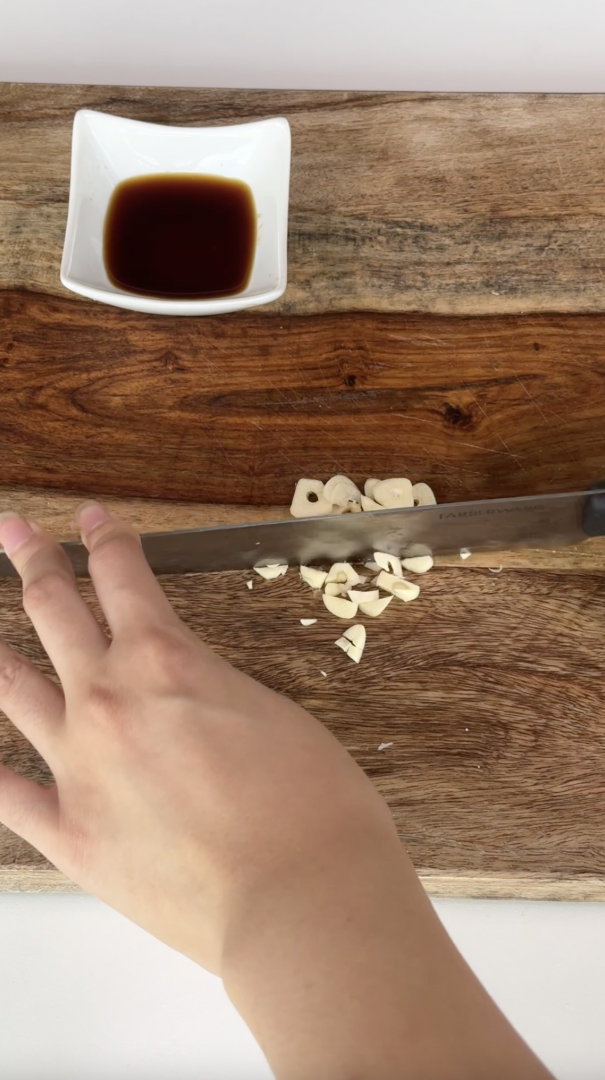 Soy Glazed Tofu Cubes - Step 1