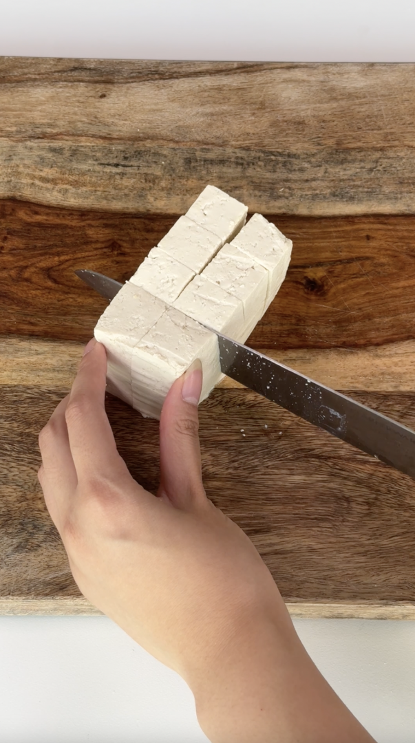 Soy Glazed Tofu Cubes - Step 2