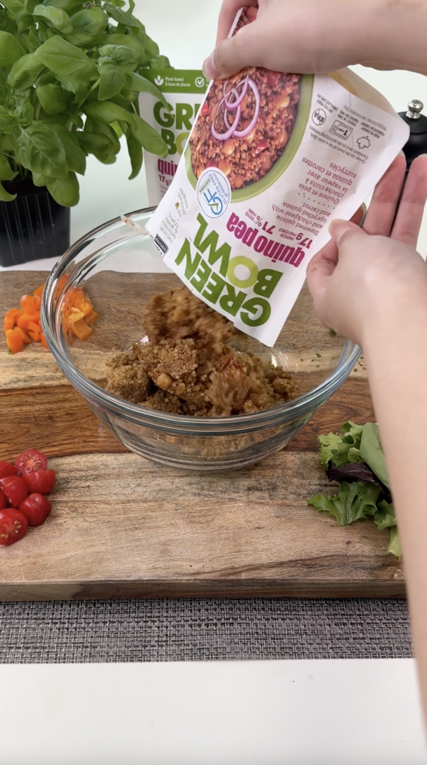 Garden Luxe Salmon Plate - Step 1